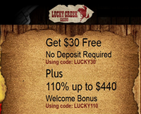 Lucky Creek Casino Bonus